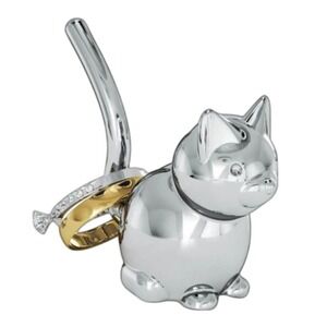 UMBRA Zoola Chrome Cat Ring Holder‎ NWOT SKUJ069